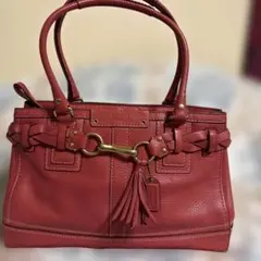 ✴️お値下げ✴️ COACHハンドバッグ（タッセル付き）