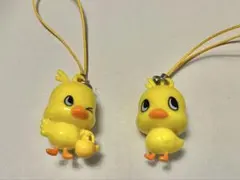 日清食品チキンラーメンひよこちゃんストラップ 2体セット
