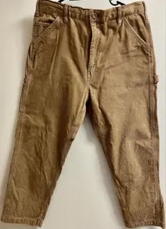 コーデュロイワークパンツ ブラウン 4ポケット