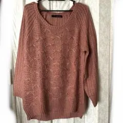 Mサイズ　ミスティウーマン　ゆったり　ニット　セーター　レディース