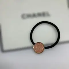 新品CHANEL ノベルティロゴ入りヘアゴム