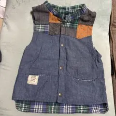 リバーシブルキッズベスト110㎝