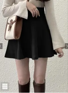 ブラック フレアスカート Mサイズ