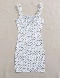 花柄キャミミニワンピース