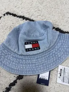 TOMMY JEANS バケットハット ワンサイズ ライトブルー