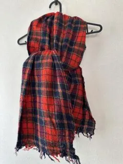 COMME CA ISMチェックマフラー