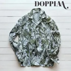 【極美品】doppiaa コットン 柄シャツ ボタニカル柄 ビームス 丈短 M