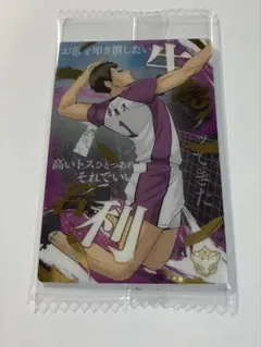 新品　ハイキューウエハース6 牛島若利 SRスペシャルレアカード 白鳥沢学園高校