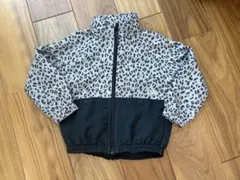 BREEZE ヒョウ柄　ナイロンパーカー　110