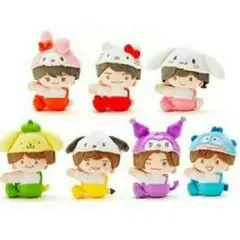 サンリオコラボ なにわ男子 クリップマスコット 全7種セット