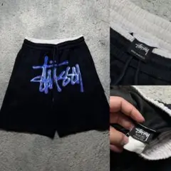 STUSSY スウェットショーツ ブラック Mのサムネイル