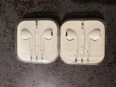 Apple純正　ホワイト 有線イヤホン 2セット 3.5mmジャック
