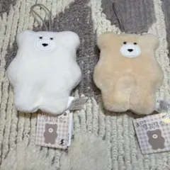 ほっこりモコモカ マスコット 2体セット