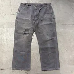 雰囲気抜群】Carhartt ダブルニー USA製 ブラック フェード ヒゲ
