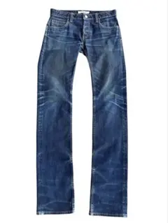 mud wash japanese long skinny denim
