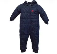 【美品】adidas ダウン ジャンプスーツ カバーオール 95cm