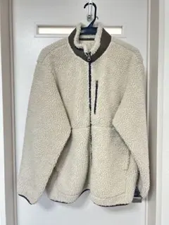 無印良品　フリースジャケット XLサイズ（メンズXL） ホワイト