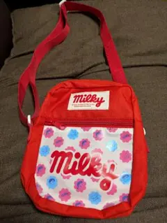 ミルキー Milky ショルダーバッグ ポシェット ペコちゃん 不二家