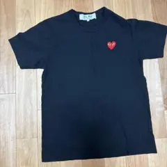 PLAY COMME des GARÇONS 黒 Tシャツ L