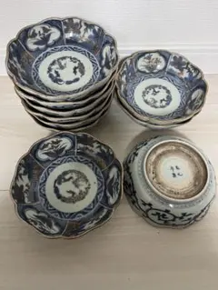 古伊万里 豆皿5枚 見込み亀の陽刻 - メルカリ