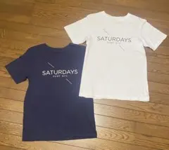 SATURDAYS SURF NYC BEAMSコラボTシャツ 2色セット