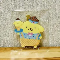 サンリオ　ポムポムプリン　アクリルキーホルダー　星型ナスカン