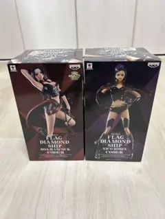 ワンピース FLAG DIAMOND SHIP ハンコック ロビンフィギュア2種