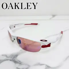 希少 OAKLEY FLAK JACKET サングラス 赤 白 USA製 y2kのサムネイル