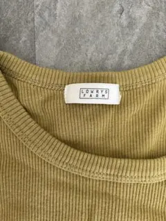 LOWRYS FARM オリーブグリーン ノースリーブ