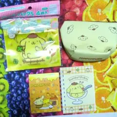 ポムポムプリン　4点セット