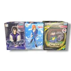 【新品、未開封】名探偵コナン 人気キャラクター 3セット売り