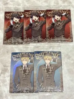 にじさんじ　ウエハース2　三枝明那　エクス・アルビオ　5枚セット