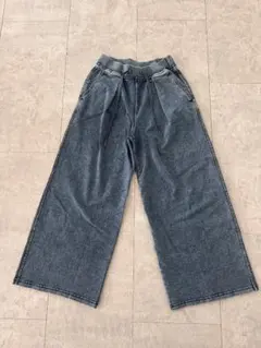 【美品】GU ウォッシュドスウェットプルパンツ