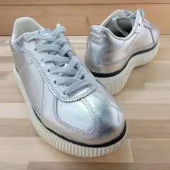 オニツカタイガー デレシティ シルバー /ホワイト 24cm