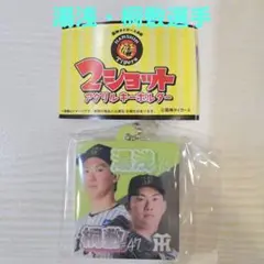 ガチャガチャの森限定　阪神タイガース　2ショットアクリルキーホルダー　湯浅・桐敷