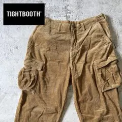 TIGHTBOOTH コーデュロイ カーゴパンツ ベージュのサムネイル