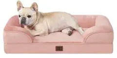 EHEYCIGA ペットベッド Mサイズ ピンク 犬猫兼用のサムネイル