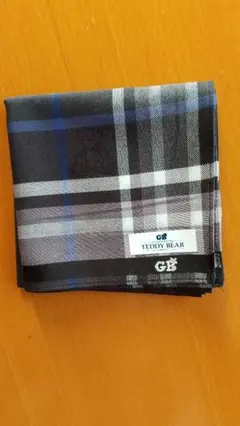 GB TEDDY BEAR チェック柄ハンカチ