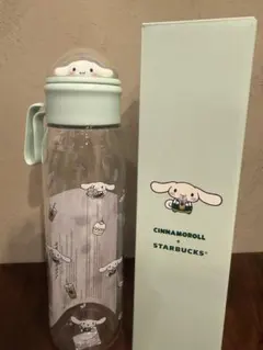 海外限定】スタバ×シナモロール 特大ウォーターボトル 箱付 サンリオ
