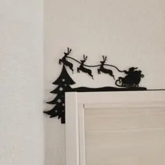 サンタクロース トナカイ ウォールデコ