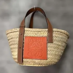 LOEWE ロゴ入りストローかごバッグ - メルカリ