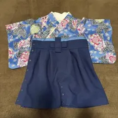 SWEET MOMMYスウィートマミー　ベビー着物　袴　50〜70cm 男女　紺