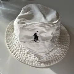 Ralph Lauren バケットハット ホワイト