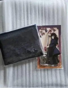 鬼滅の刃 京まふ2025 冨岡義勇 アクリルスタンド ちりめんミニポーチ セット