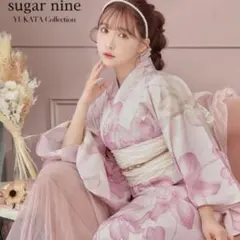sugar 大人スウィート/ピンク地x百合浴衣　浴衣・帯・下駄+☆兵児帯付き☆ Sugar 大人スウィート/ピンク地x百合浴衣 - メルカリ