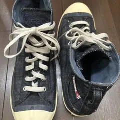 DIESEL デニムハイカットシューズ 28cm