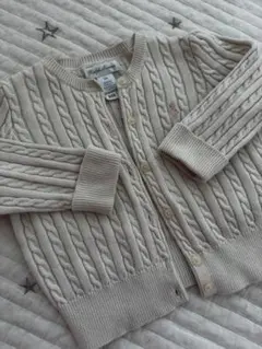 Ralph Lauren ケーブルニットカーディガン 12M