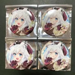 ホロライブ 缶バッジ 白上フブキ バレンタイン ホロライブ バレンタイン 白上フブキ サイン 缶バッジ