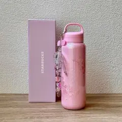 中国限定 スターバックス ステンレスタンブラー 暮桜紫蝶 チャーム