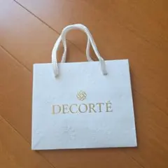 DECORTÉ エンボス加工ショップ袋ミニ ホワイト